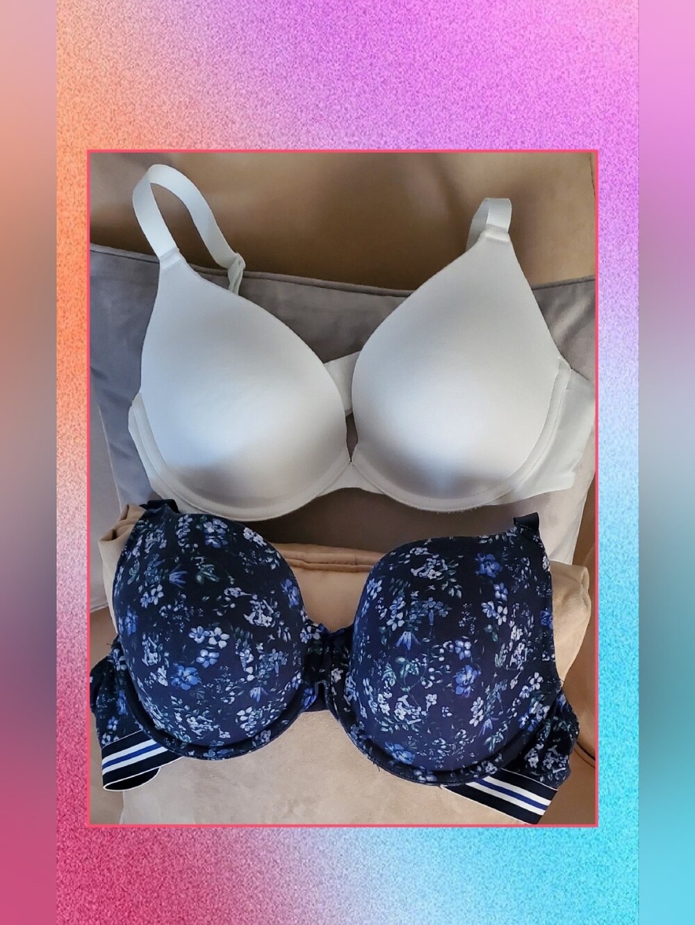 TWO Cacique Underwire 42B Bras